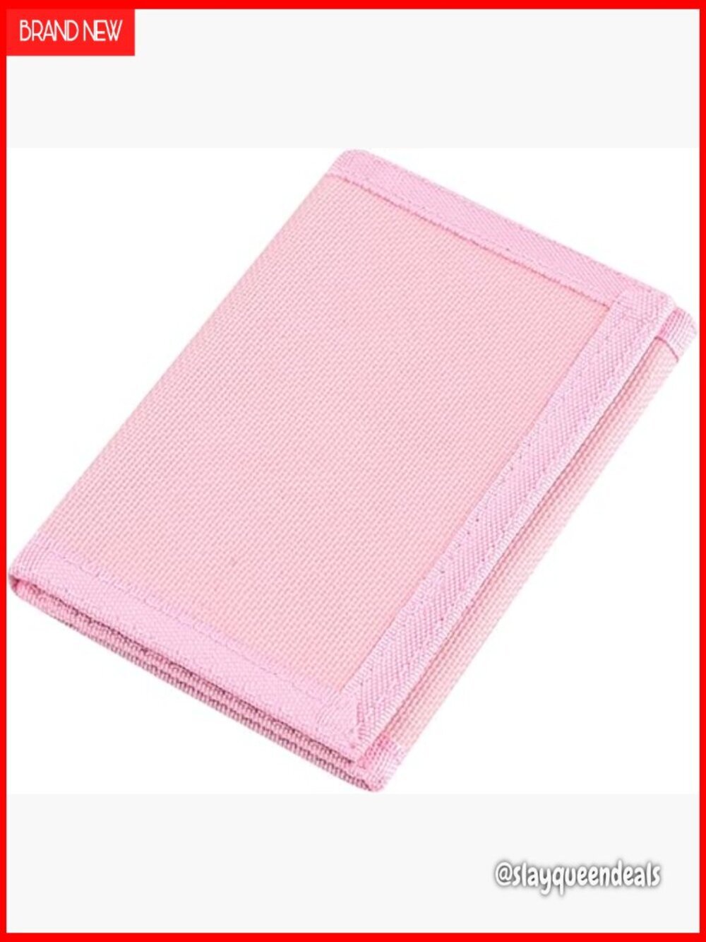 RFID Blocking Canvas Trifold Wallet with Zipper Coin Pocket